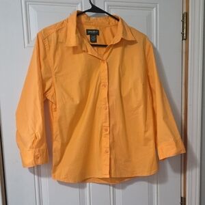Eddie Bauer Vibrant Orange Shirt